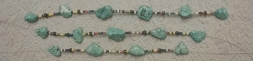 Judy Larson's Seed Bead and Nugget Necklace - , Beading, Beads, , Thread beads on the beading wire strands as shown
